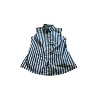 Banana Republic stripe button down tank top